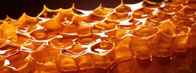 Honingraat met honing