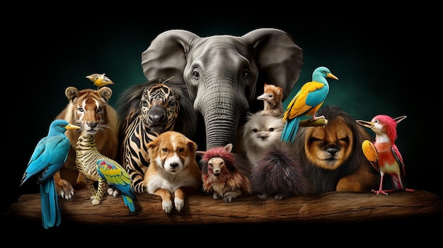 Photo honoring earth's animal kingdom