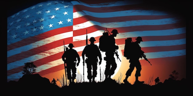 Чествование и память о Вооруженных Силах США в связи с патриотическими праздниками День памяти День ветеранов и т. д.