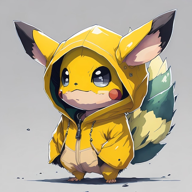 Photo hoodie cutie the adorable monster of pokemon