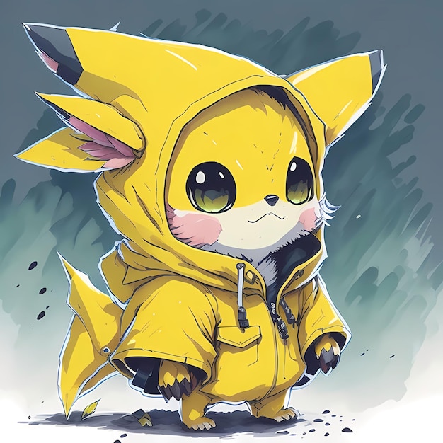 Photo hoodie cutie the adorable monster of pokemon