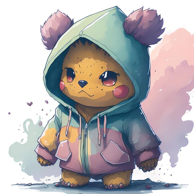 Hoodie Cutie The Adorable Monster of Pokemon