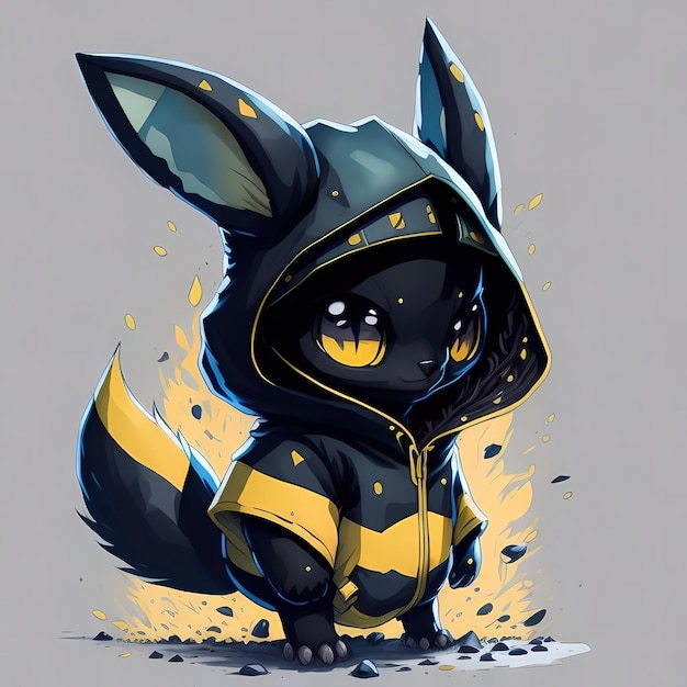 Hoodie Cutie The Adorable Monster of Pokemon