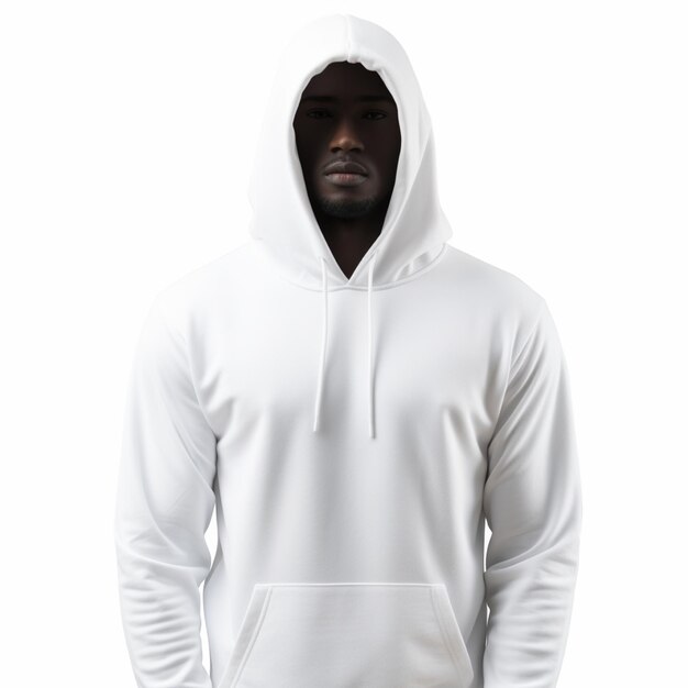 Photo hoodie presentation front view isolated background