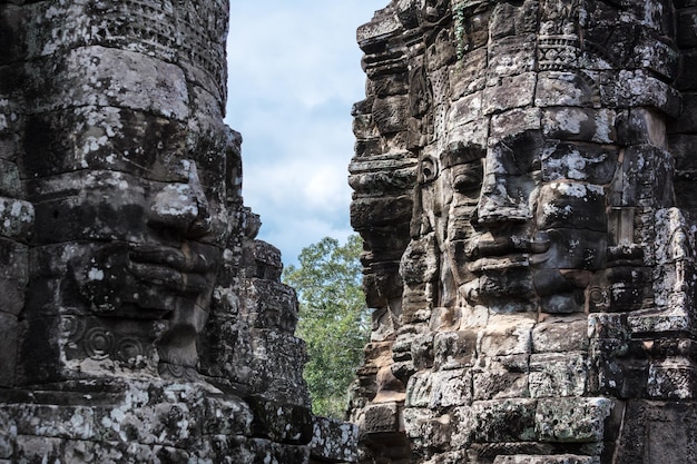 Hoofd van de Bayon-tempel