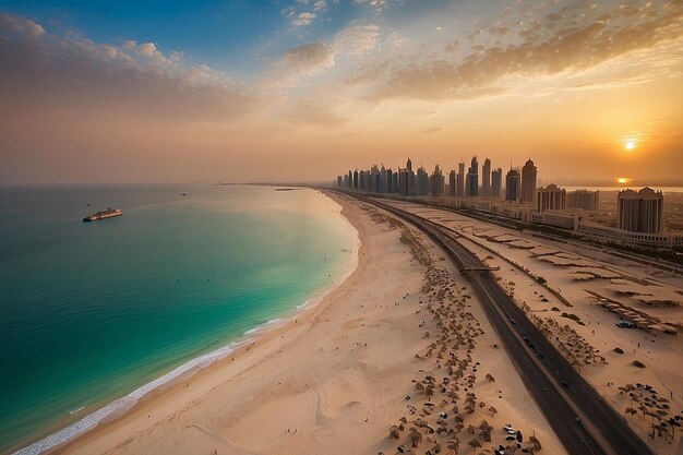 Hoofdbeeld van de stad Dubai