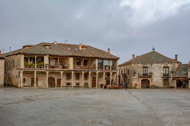 Hoofdplein van de provincie Pedraza Segovia, Spanje