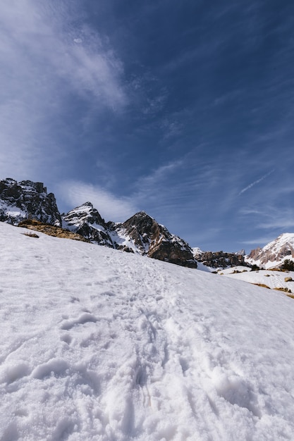 Hoog berglandschap