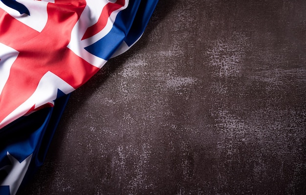 Hooghoekbeeld van de vlag
