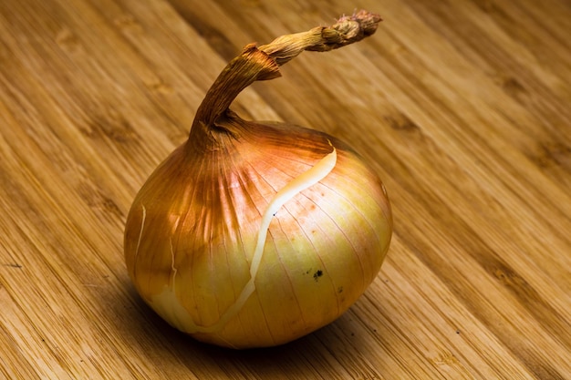 Foto hooghoekbeeld van fruit op tafel