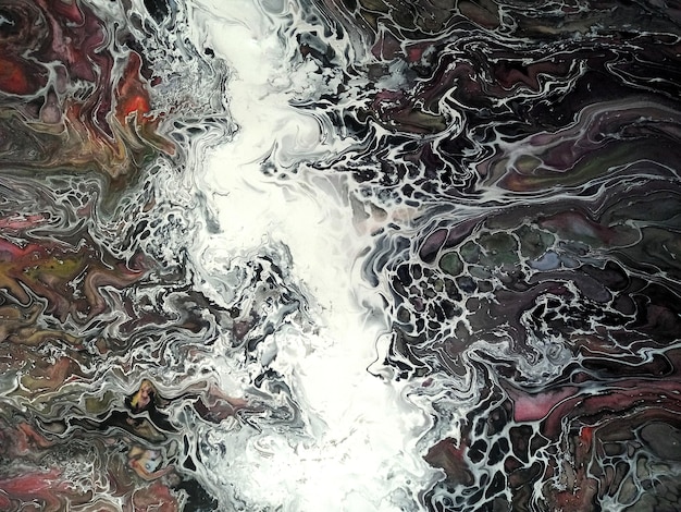 Hooghoekbeeld van het water