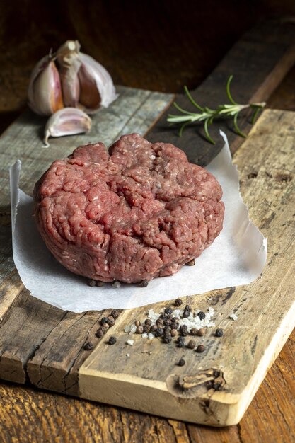 Foto hooghoekbeeld van koekjes op tafel