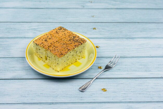 Foto hooghoekbeeld van voedsel op tafel