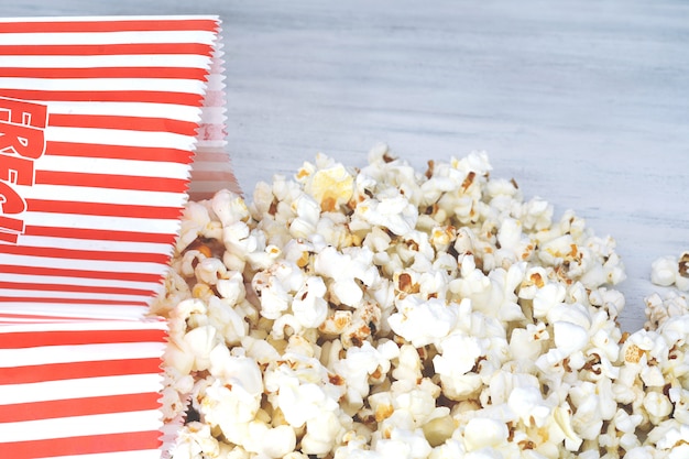 Hoogste mening van smakelijke popcorn