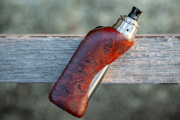 Hoogwaardige herbouwbare druipverstuiver met gestabiliseerde natuurlijke redwood burl gereguleerde box mods