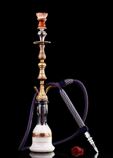 Hookah on black