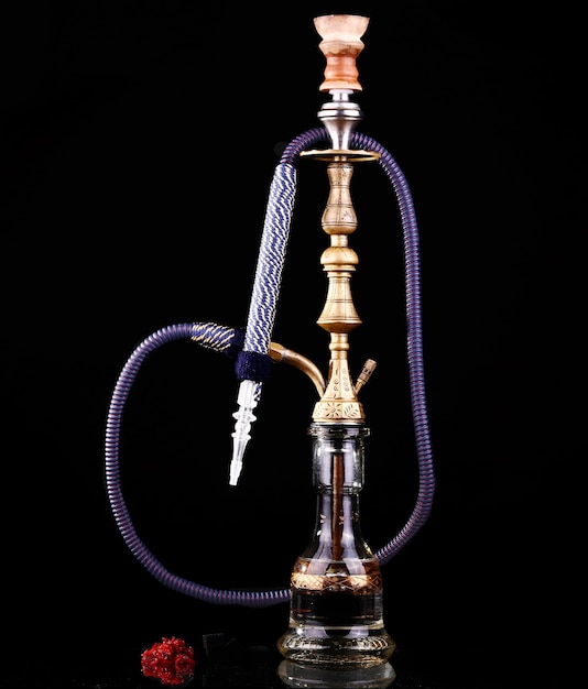 Hookah on black