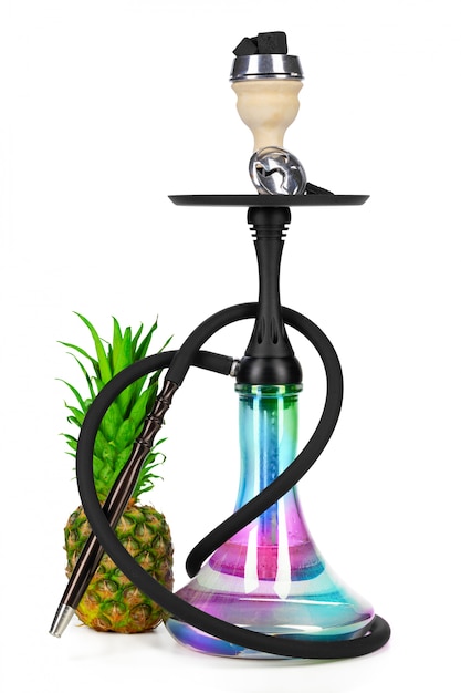 Photo hookah with fruits