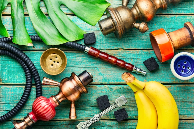 Hookah with popular banana flavor