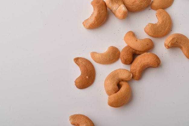 Hoop cashewnoten op wit