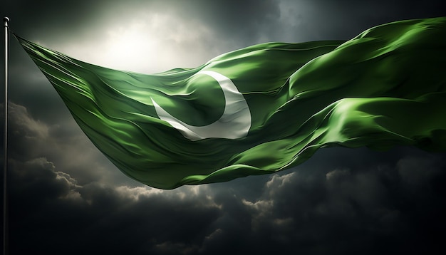 Hoop is een gigantische Pakistaanse vlag en het heeft de buitengewone kracht om de geest aan te steken
