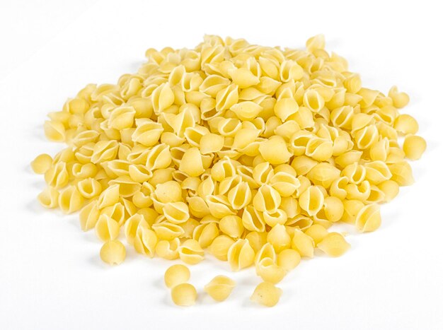 Hoop rauwe pasta conchiglie