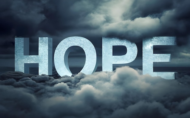 Hope typography image