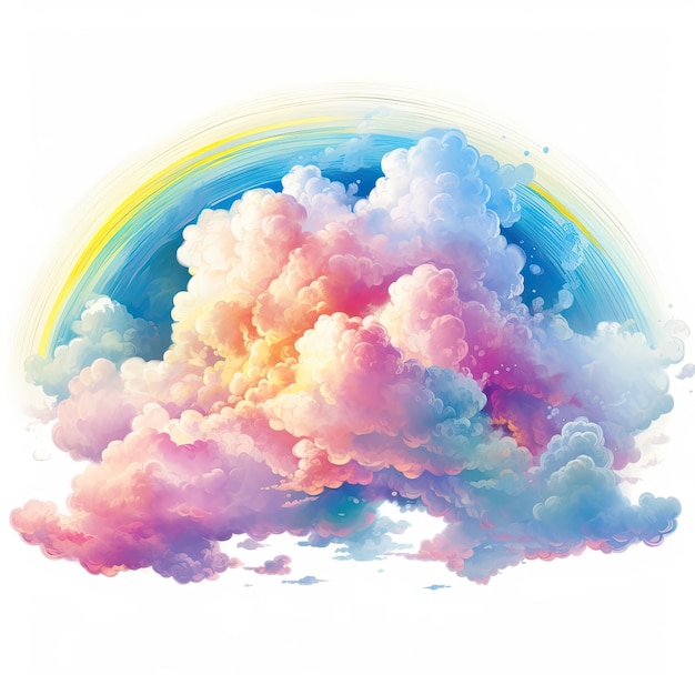 Hopeful Rainbow Cloud