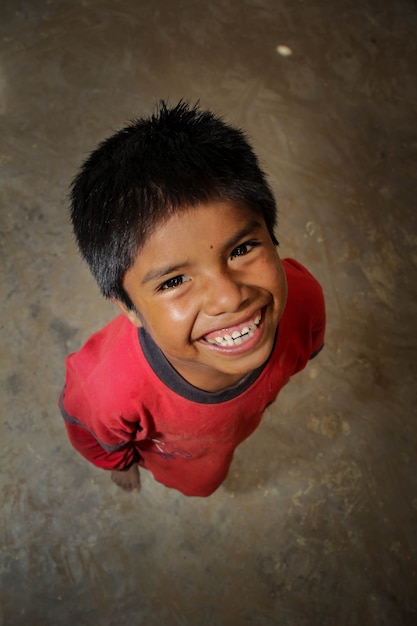 Foto sorriso pieno di speranza