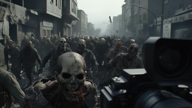 Horde of zombies