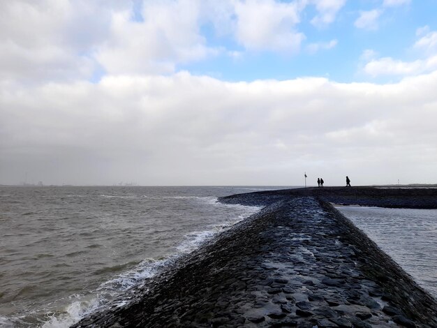 Horizon over water in butjadingen