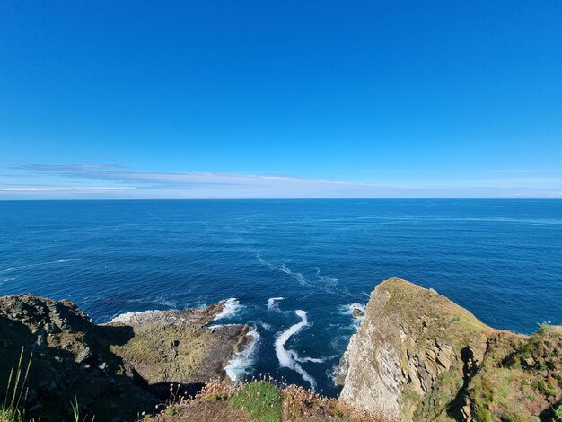 Horizon over water in crovie