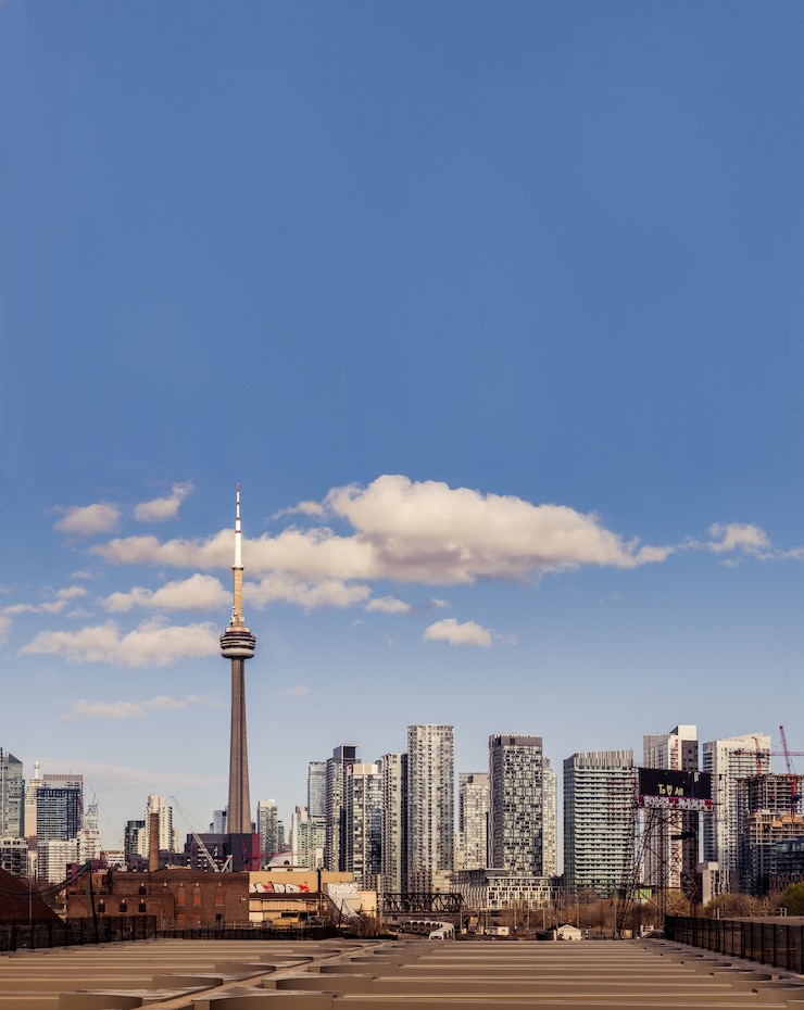 Horizonarchitectura en gebouwen in Toronto Canada