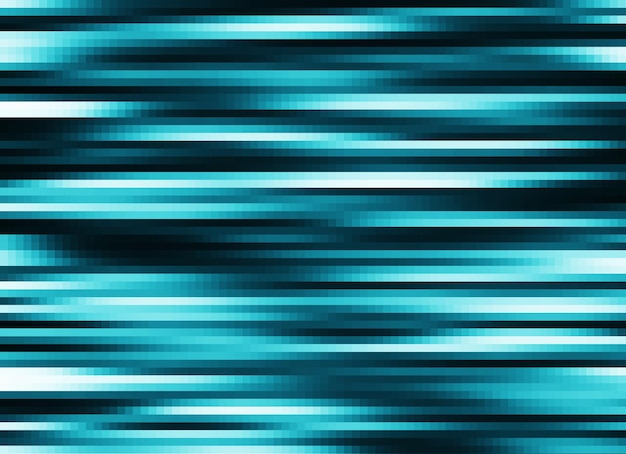 horizontal aqua digital cubes illustration background