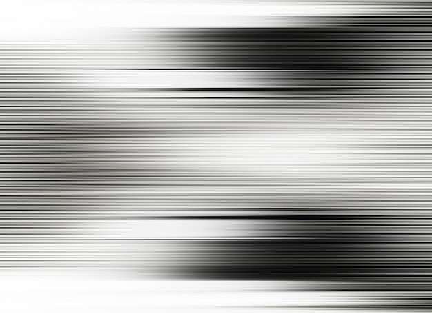 Horizontal black and white motion blur background