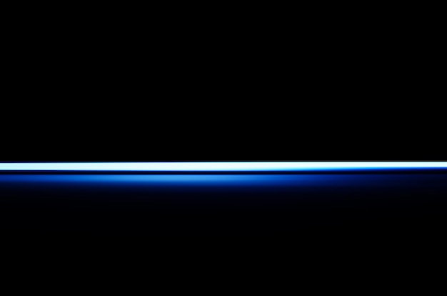 Horizontal blue blast beam illustration background hd