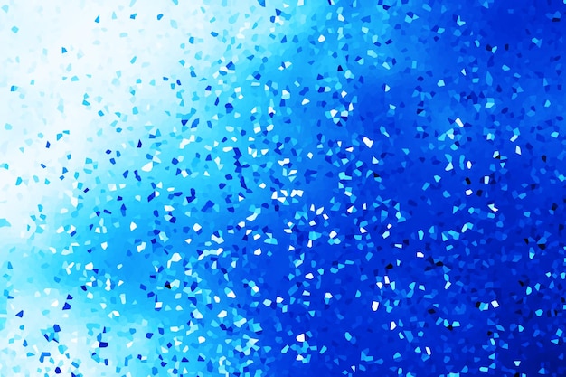 Horizontal blue crystal particles background hd