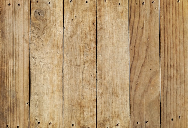 Horizontal Brown Texture of Wooden Grain Background