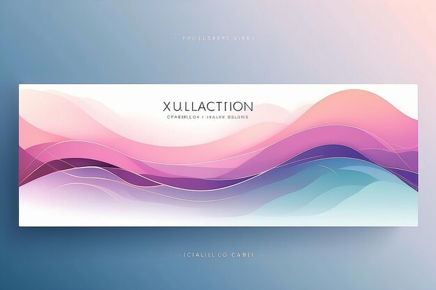 Horizontal elegant gradient geometric header template Lux and business vibes