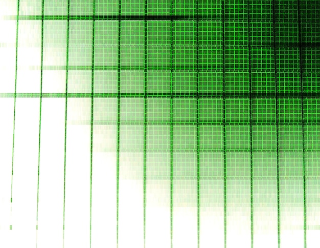 Horizontal green grid illustration background