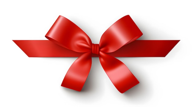 Horizontal Red Bow