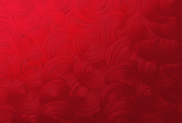 Photo horizontal texture of abstract red spiral background