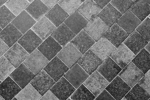 Horizontal Texture of The Gray Slate Footpath