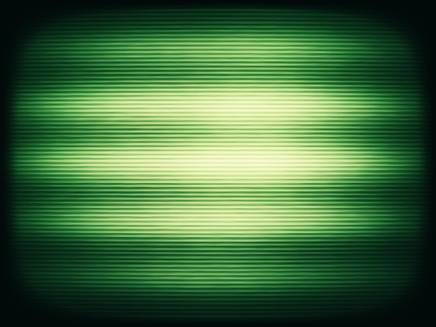 Horizontal vintage green interlaced tv screen abstraction background