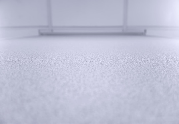 Horizontal white floor texture bokeh background