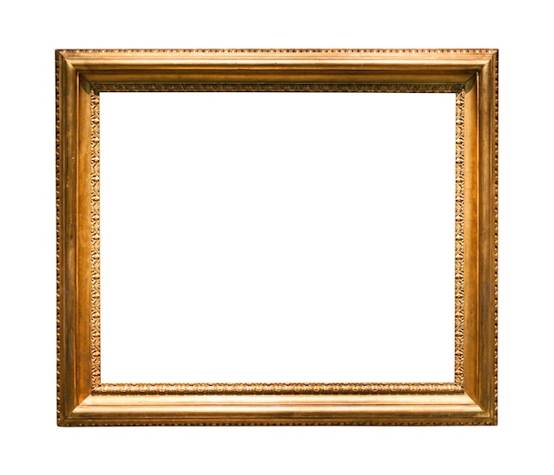 Horizontale brede retro houten fotoram