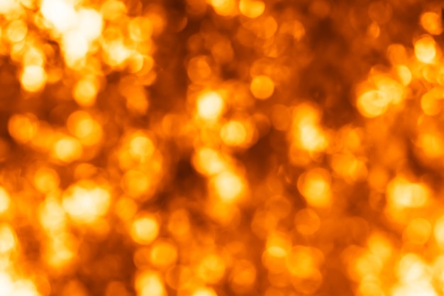 Horizontale fel oranje bokeh achtergrond hd