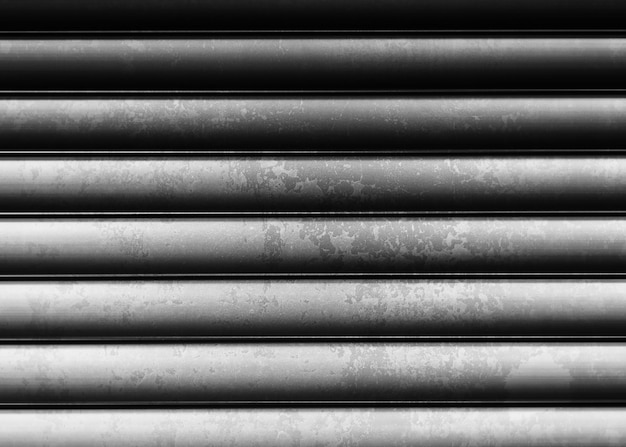 Horizontale zwart-wit vintage metalen textuur achtergrond hd