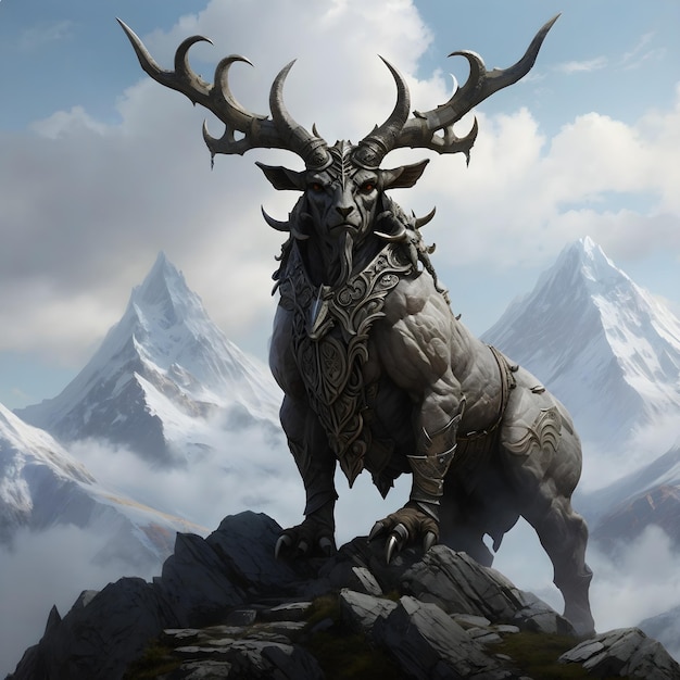 Horned Guardian of the Mountain