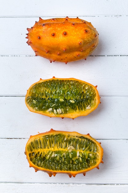 Horned melon fruit